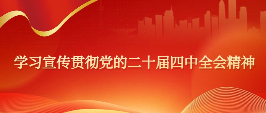 学习宣传贯彻党的二十届四中全会精神